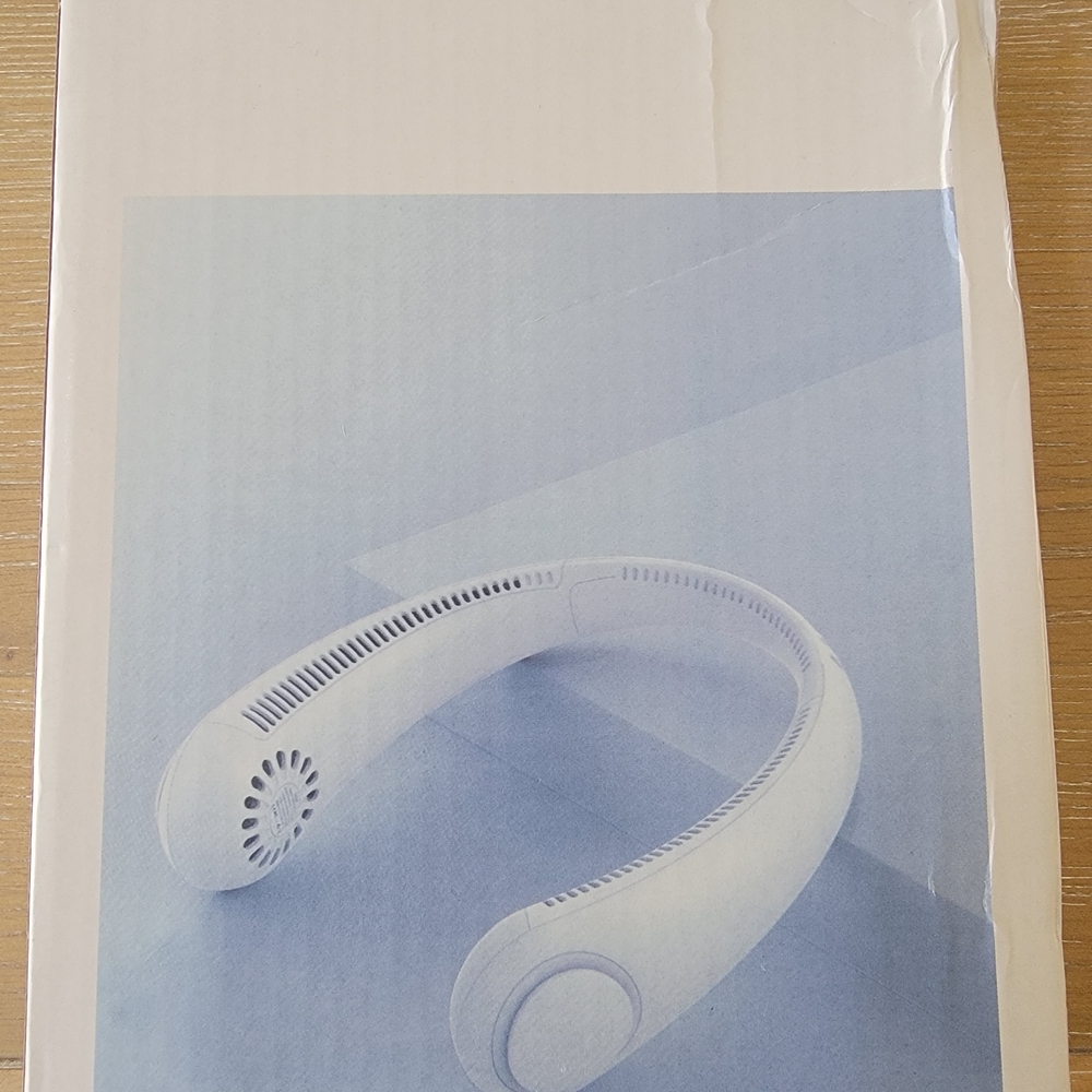 White Neck Fan New In Box Summer